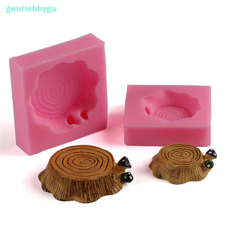 Gentgu 3D Cổ Tích Stump Khuôn Silicon Sô Cô La Fondant Bánh Topper Khuôn Trang Trí DIY Dụng Cụ VN