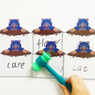 New Product#Playing Hamster Game English Early Education Blank Card Erasable Vocabulary Card Classroom Children's Educational Teaching Kindergarten4wu