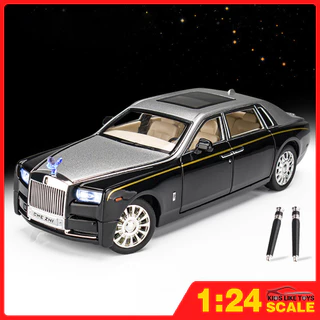 Klt 1: 24 Rolls Royce Phantom Hợp Kim Xe Ô Tô Mô Hình Ánh Sáng & Hiệu Ứng Âm Thanh diecast Xe Đồ Chơi Cho Bé Trai Đồ Chơi Bé Quà Tặng Sinh Nhật Xe Đồ Chơi Trẻ Em Mô Hình Ô Tô Đồ Chơi Xe Ô Tô Bộ Sưu Tập Mô Hình