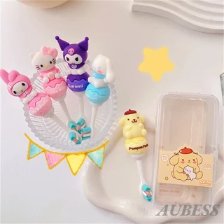 Bàn Chải đánh Răng Trẻ Em Sanrio Bàn Chải đánh Răng Lông Mềm Hoạt Hình Nhỏ Cho Bé Bàn Chải đánh Răng đồ   Hoạt Hình Kuromi Hello Kitty Cinnamoroll