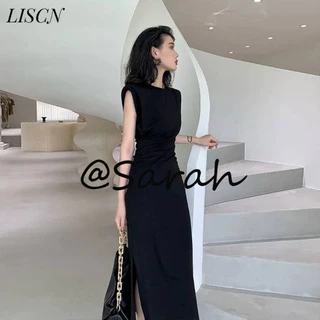 LISCN Đầm Sarah Đầm Nữ 2 Da y Thời Trang Hàn Quốc GM2450C32