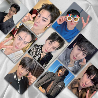 50pcs/box Cha Eun Woo Laser Hologram Photocards ENTITY Album Lomo Cards Astro Kpop Korean Actors Holographic Postcards