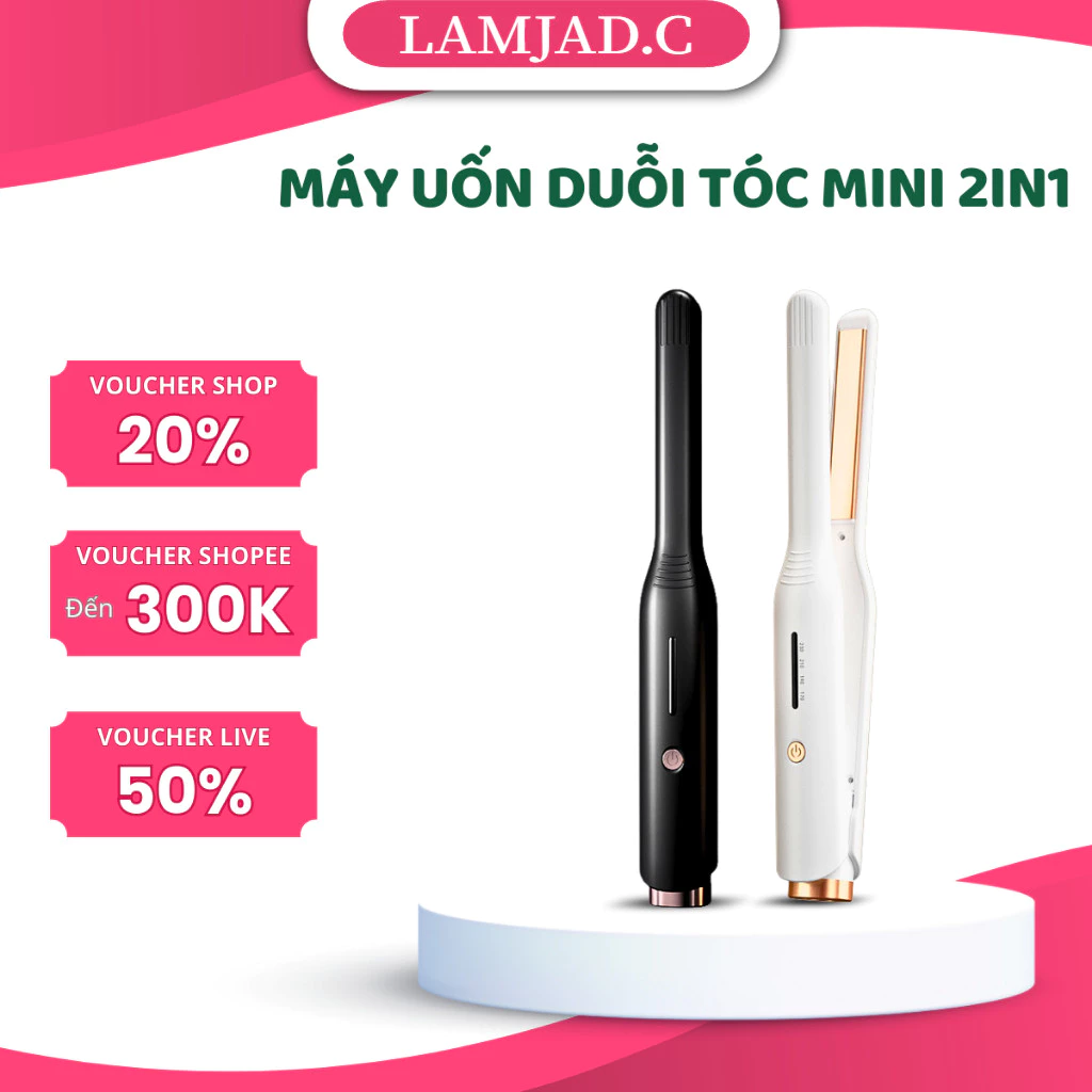 Máy uốn tóc nam, máy tạo kiểu tóc cho nam 2 in1, ép side tóc nam đa năng, máy duỗi tóc mini B128 DETI SHOP