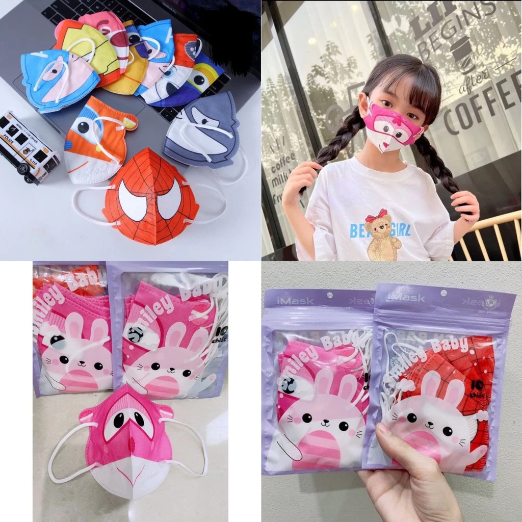 Thùng 100 Chiếc Khẩu Trang Trẻ Em Smiley Baby Gia Dụng Số 1 Việt Nam