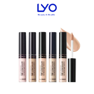 Kem Che Khuyết Điểm The Saem Cover Perfection Tip Concealer SPF28 PA++ Màu Sắc Đa Dạng, Che Phủ Tự Nhiên Hàn Quốc 6.5g