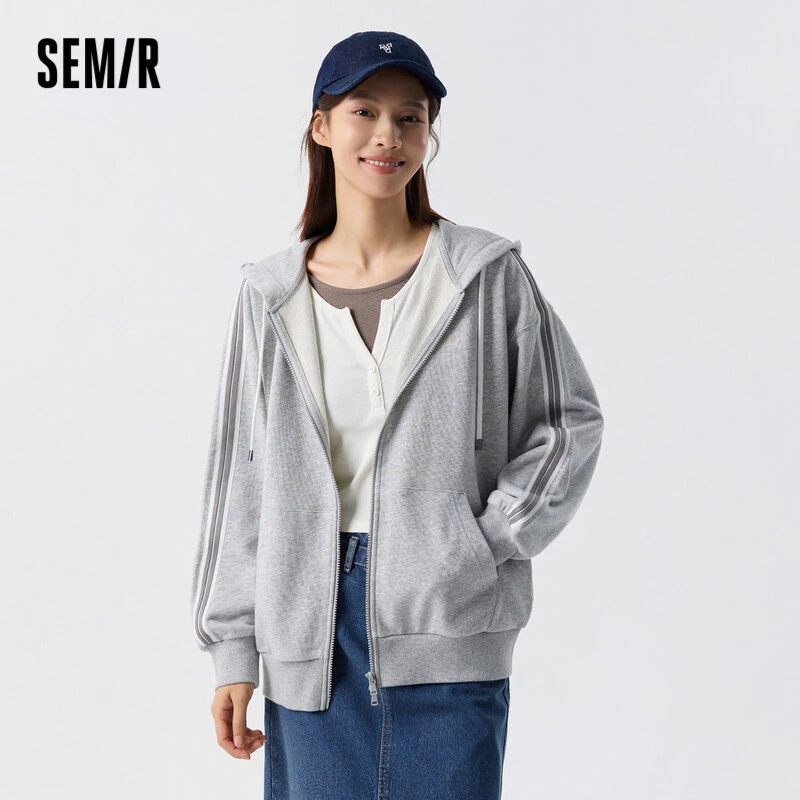 Semir Quần Thường Ngày Nữ Dạo Phố 2024 Mùa Xuân Mới Thêu Chân Rộng Quần Thời Trang