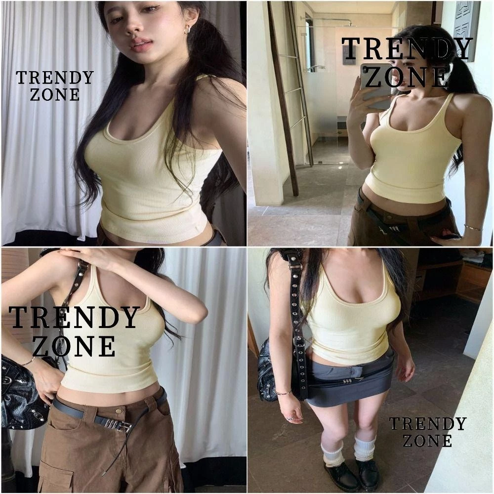 Áo Crop top TRENDYZONE Áo ngực, Đồ lót Đồ lót Nylon Áo Crop top gợi cảm, Áo Vest mùa hè gợi cảm liền mạch Áo ngực thể thao một mảnh nữ