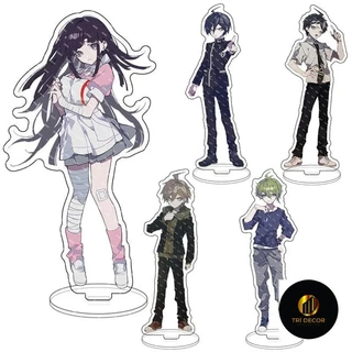 Móc khóa Dangan Ronpa Danganronpa Naegi Makoto Naegi Makoto Maizono Sayaka Phụ kiện trang trí túi xách Balo