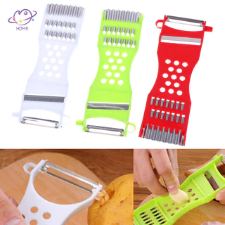 {Maysuper} Dụng cụ nhà bếp Dụng cụ gọt vỏ trái cây rau củ Parer Julienne {VN}