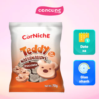 Kẹo đồ chơi cho bé Choccolate Teddy Marshmallows 70g