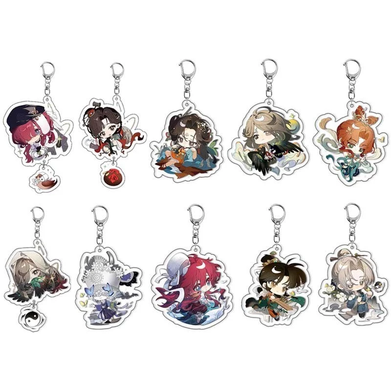 Anime Reverse:1999 Jiu Niangzi Getian An-an Lee Acrylic Keychain Mặt dây chuyền trò chơi Perimeter Acrylic Keychain Ba lô Mặt dây chuyền