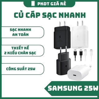 Củ, Cáp Sạc SS 25W (BH Lỗi 1 Đổi 1) - Công Nghệ Sạc Nhanh