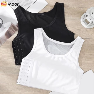 Đồ Thể Thao Ngực Chất Kết Dính Trans Crop Top Flat Breast Binder Les Corset Co Giãn Định Hình Cơ Thể Khóa Tomboy Áo Ngực Tank