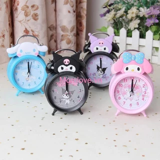 Sanrio Đồng Hồ Báo Thức Hoạt Hình Dễ Thương Anime Cinnamoroll Kuromi Lotso Giai Điệu Trẻ Em Trang Trí Phòng Ngủ Đầu Giường Để Bàn Đồng Hồ Sinh Viên