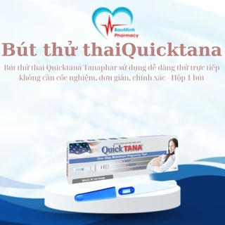 Bút thử thai Quicktana Tanaphar sử dụng dễ dàng thử trực tiếp không cần cốc nghiệm, đơn giản, chính xác - Hộp 1 bút