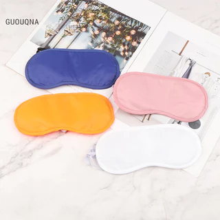 Guouqna 1 Vỏ Mắt Sợi polyester Ngủ Mặt nạ Mắt Ngủ Đệm Bóng Miếng Dán Mắt GUOUqna