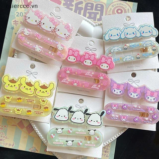 # Vn # 2 Chiếc Anime Kawaii Sanrio Hello Kitty Acrylic Kẹp Tóc Kuromi Cinnamoroll Cô Gái Trẻ Em Dễ Thương Nổ Kẹp Phụ Kiện Tóc Trẻ Em Quà Tặng.