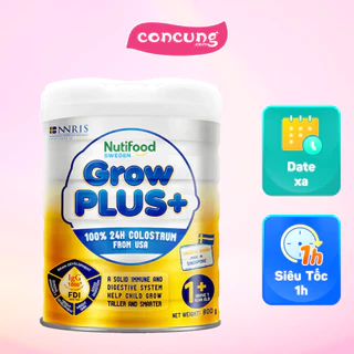 Sữa Non Nutifood GrowPLUS+ Tăng Đề Kháng 800g dành cho bé trên 1 Tuổi