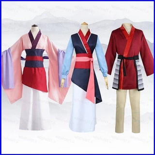 Yb Phim Hoa Mộc Lan Cosplay Trung Quốc Hanfu Trang Phục Pha Lê Tướng Nữ Cô Gái Trọn Bộ Kid Người Lớn Tiệc Halloween