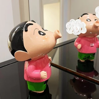 Anime Crayon Shin-chan Nhân Vật Shin-chan Hôn Dễ Thương Hình Búp Bê Kawaii Bàn Bộ Sưu Tập Mô Hình Đồ Chơi Trẻ Em