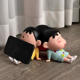 [Đế Điện Thoại] Crayon Shin-chan Các Bức Tượng Hành Động Để Bàn Ô Tô Đồ Trang Trí Đồ Chơi Hoạt Hình Dễ Thương Mô Hình Búp Bê Quà Tặng Sinh Nhật Cho Bé Trai Bé Gái