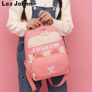 Laz Johnn Tiểu Học Bé Trai Và Bé Gái Mẫu Giáo Hoàng Tử Công Chúa Dễ Thương schoolbag Chất Liệu polyester Có Nước Chống hunchback Túi Sau