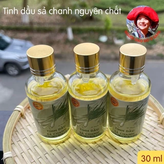 Tinh dầu sả chanh nguyên chất (chai 30ml), chưng cất thủ công. Tinh dầu xả chanh xông phòng, xịt phòng, treo xe ô tô