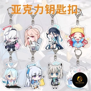 Móc khóa Blue Archive Anime Keychain Women Saiba Midori Arona Sunaokami Shiroko Acrylic Key Chain Man Cute