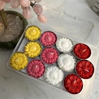 Nến Tealight bơ Organic Sunshine Việt Nam( 48 viên/ hộp) (Hộp)