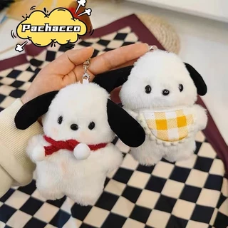 12cm Sanrio Sang Trọng Búp Bê Móc Khóa Dễ Thương Pachacco Đồ Chơi Nhồi Bông Khăn Có Thể Tháo Rời Hoạt Hình Búp Bê Túi Mặt Dây Chuyền Cho Trẻ Em Bạn Bè Quà Tặng Ngày Lễ