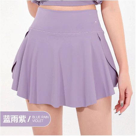 Trượt Tuyết Thể Thao Mới Thể Dục Quần Vợt Quần Vợt Ba Lớp Chống Glare Khiêu Vũ Xếp Ly Váy Chạy Thoáng Khí Thể Thao Ngắn Có Lót Váy Ngắn Thoải Mái Váy Tập Yoga Mềm Mại