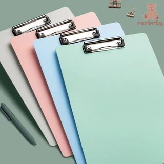 Rerbrty Clipboard Nhựa A4 / A5 Mờ Trường Văn Phòng Phẩm Vật Dụng Hồ Sơ Clip Bảng Cứng Với Hồ Sơ Thấp Clip Học Sinh Viết Pad