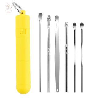 [Maybeauty] 1 / 6 Cái / bộ Dụng cụ loại bỏ sáp tai Earpick Dụng cụ làm sạch tai Dụng cụ làm sạch chăm sóc tai {VN}