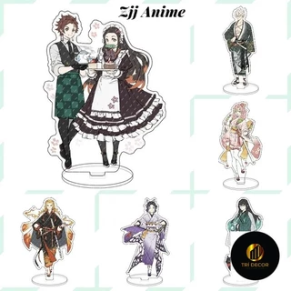 Mô hình Standee Demon Slayer: Kimetsu no Yaiba Toys Nezuko Zenitsu uou Phụ kiện trang trí để bàn góc học tập