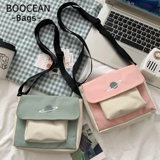 BOOCEAN Túi Đeo Vai Nam Nữ Canvas Dung Tích Lớn Túi Messenger