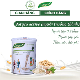 Sữa Yến Mạch Dinh Dưỡng Satyca Active Plus | Sữa Hạt Cho Người Tập Thể Thao 410g 1 hộp