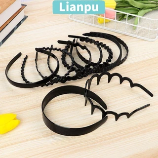 Băng đô LIANPU Phụ kiện màu đen Băng đô Unisex chống trượt