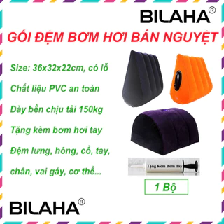 Gối Tựa Lưng Bơm Hơi Bằng Pvc Dành Cho Cặp Đôi Chơi Game, Ghế Tình Yêu Bơm Hơi Đệm Hông Cao Cấp Bền Dày