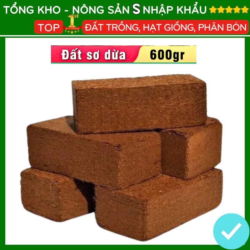 Combo 5 Đất Trồng Cây Viên Nén Xơ Dừa Hữu Cơ + Tặng kèm 5 viên ươm sơ dừa ươm ủ hạt giống