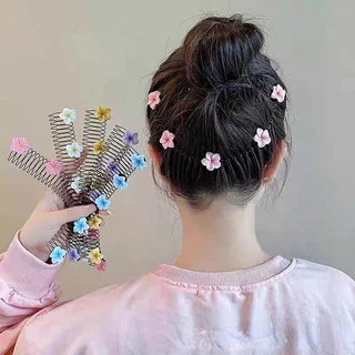 xược tóc cho bé Frangipani Tóc Gãy Lược Nữ Trán Nổ Sắp Xếp Tóc Gãy Dụng Cụ Tiện Dụng Kẹp Tóc Đầu Sau Kẹp Tóc Chèn Lược Mũ Đội Đầu Kẹp