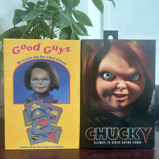 Neca Good Guys Ultimate Chucky Doll PVC Nhân Vật Hành Động Đồ Chơi Mô Hình Trang Trí Phòng Sưu Tập Búp Bê Khớp Di Chuyển Được Búp Bê