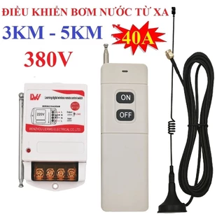 Bộ điều khiển bơm nước từ xa 3P 380V 3KM đến 5KM  LW mạch biến áp chịu tải lớn công tắc điều khiển từ xa 380v