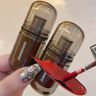 Herorange Lip Gloss Mirror Dưỡng ẩm Dưỡng ẩm Son môi thiên nhiên lâu trôi