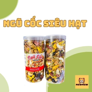 Ngũ cốc siêu hạt, Hạt Granola, eatclean, healthy food, ăn kiêng, ngũ cốc nhiều hạt - hộp 500gr