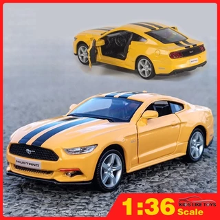 Klt 1: 36 Ford Mustang Diecast mô hình hợp kim ô tô dành cho trẻ em đồ chơi cho bé trai đồ chơi cho trẻ em ô tô đồ chơi