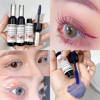 Mascara uốn tóc tự nhiên Màu lâu trôi Nhanh khô Kem nhuộm lông mi không nhòe Làm dài trang điểm mắt chống thấm nước