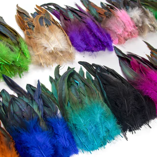 50 Cái / lốc Tự Nhiên Pheasant Lông Thủ Công 15-20CM DIY Carnival Phụ Kiện Lông Gà Thủ Công Trang Sức Trang Trí Mận