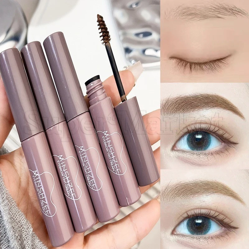 Kem Nhuộm Lông Mày MINSHZEE - Kem Che Khuyết Điểm Lông Mày - Mascara Nâu - Chống Thấm Nước, Lâu Dài, 3D, Không Mờ - Tăng Cường Lông Mày - Mỹ Phẩm Trang Điểm Nữ