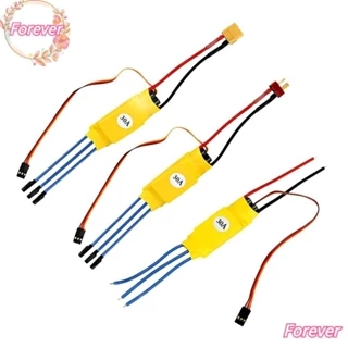 Forever ESC Động cơ không chổi than, Bộ điều khiển tốc độ 30A / 40A Banana Head T Plug XT60, Bộ phận RC thuyền trực thăng chất lượng cao RC ESC FPV F450 Drone