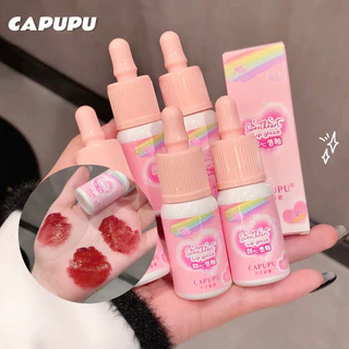 Capupu Sweetheart Lip Glaze Gương Nước Bóng Dưỡng Ẩm Son Môi Học Sinh